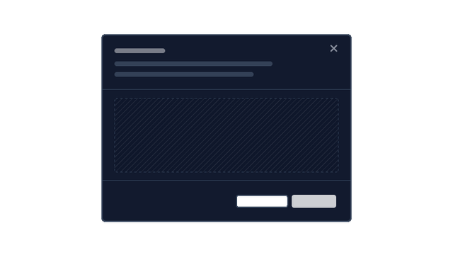 Modal preview