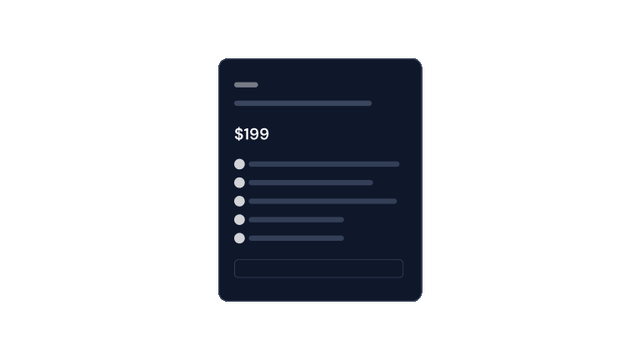 PricePlan preview