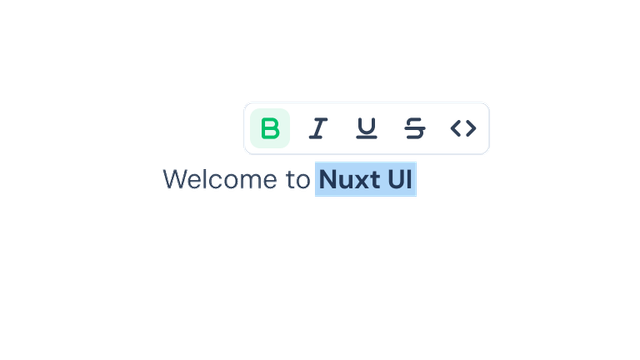 EditorialToolbar preview