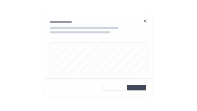 Modal preview